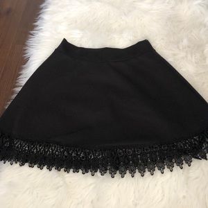 Black skirt